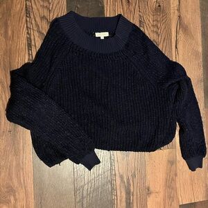 Boot Barn Navy Women's Crew Neck Sweater